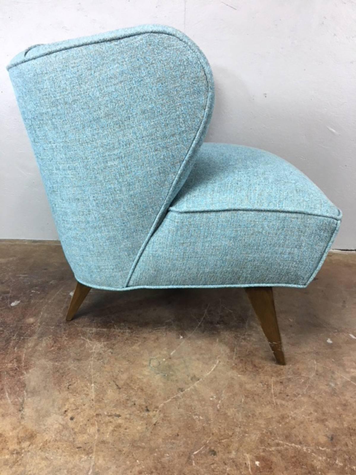American Low Profile Club Chair, Pair For Sale