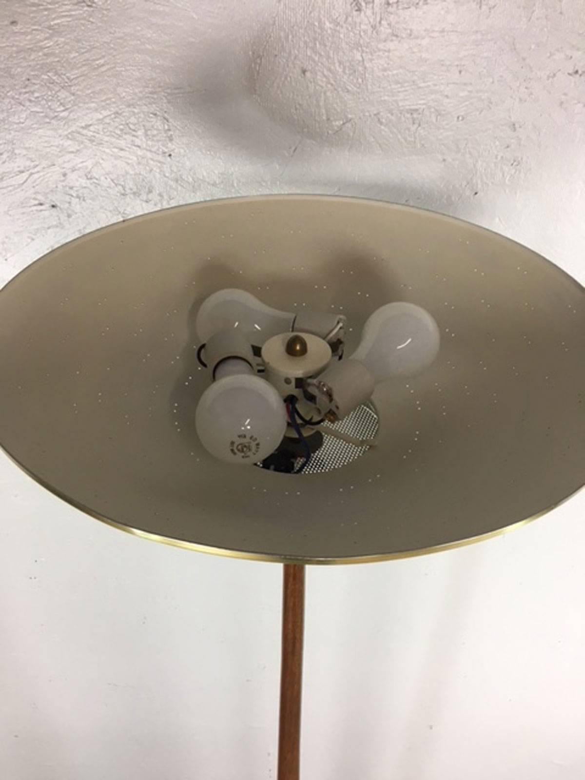 American Gerald Thurston Dome Floor Lamp For Sale