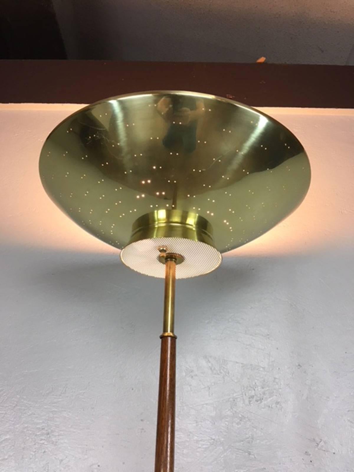 Mid-Century Modern Gerald Thurston Dome Floor Lamp For Sale