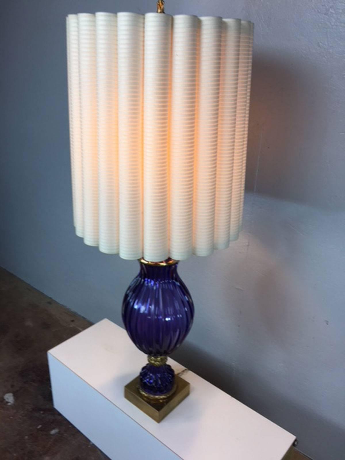 Marbro Lamp by Archimede Seguso In Excellent Condition For Sale In Phoenix, AZ