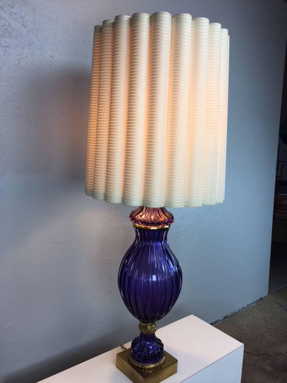 Mid-20th Century Marbro Lamp by Archimede Seguso For Sale