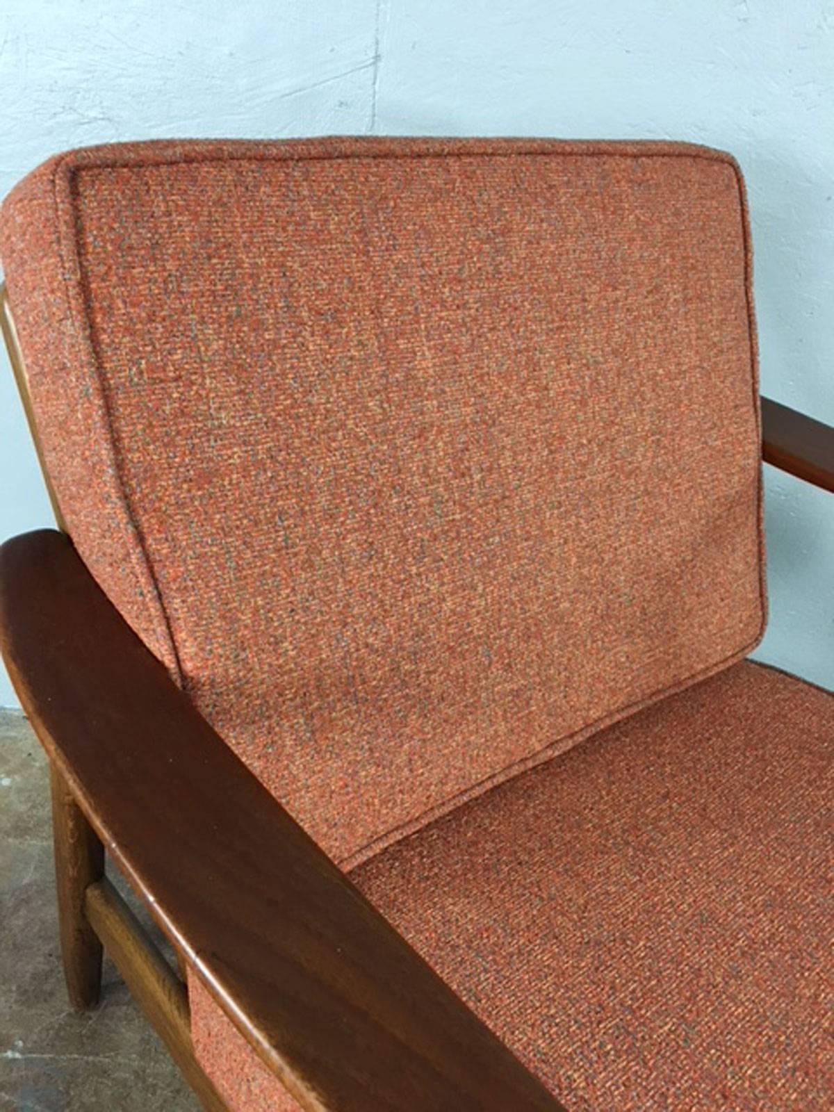 Swedish Folke Ohlsson Cane Back Lounge Chair for DUX
