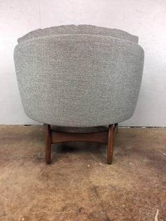 Adrian Pearsall Wide Barrel Lounge Chair for Craft Associates