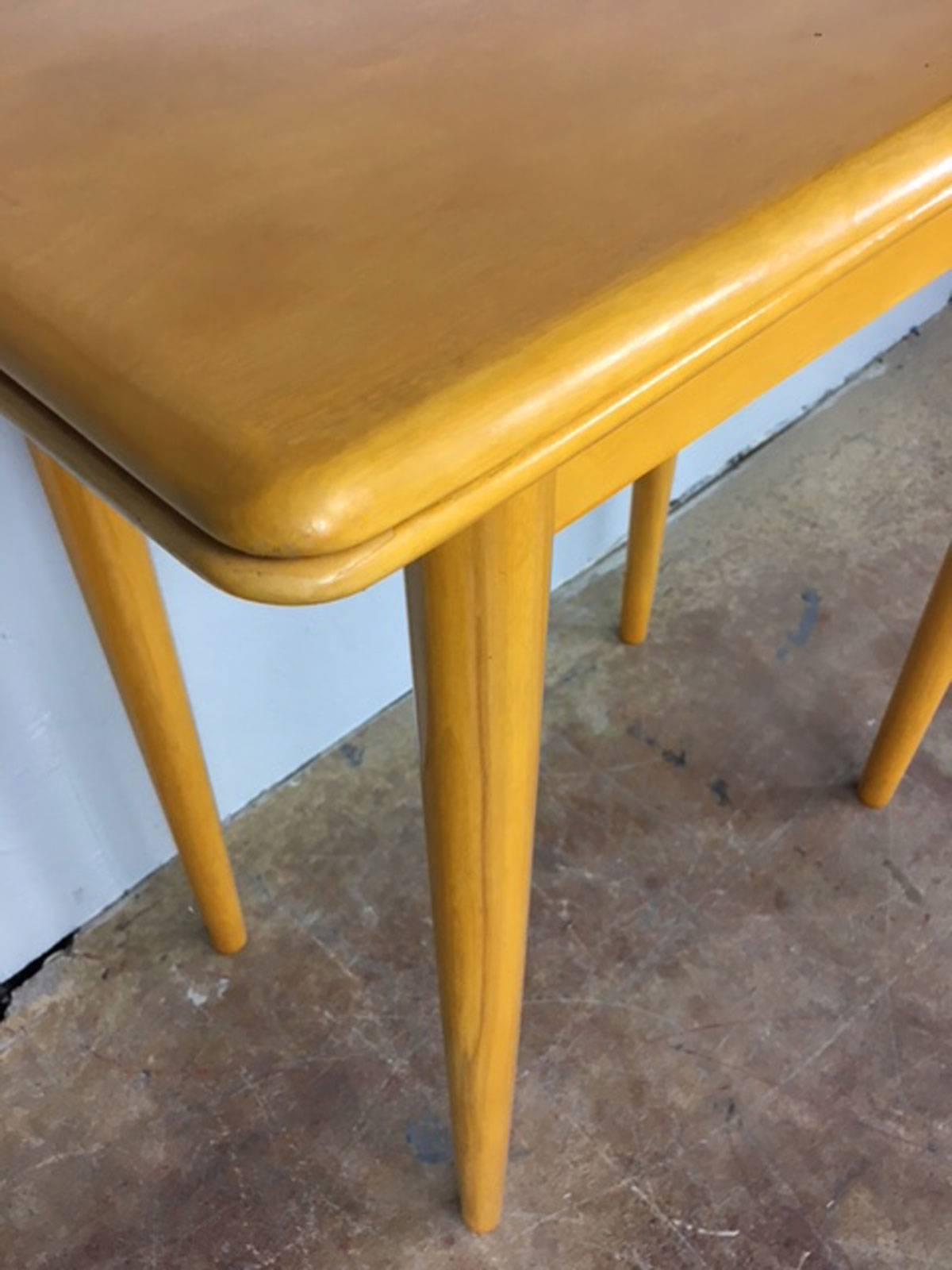 Mid-Century Modern Heywood Wakefield Folding Game or Dining Table