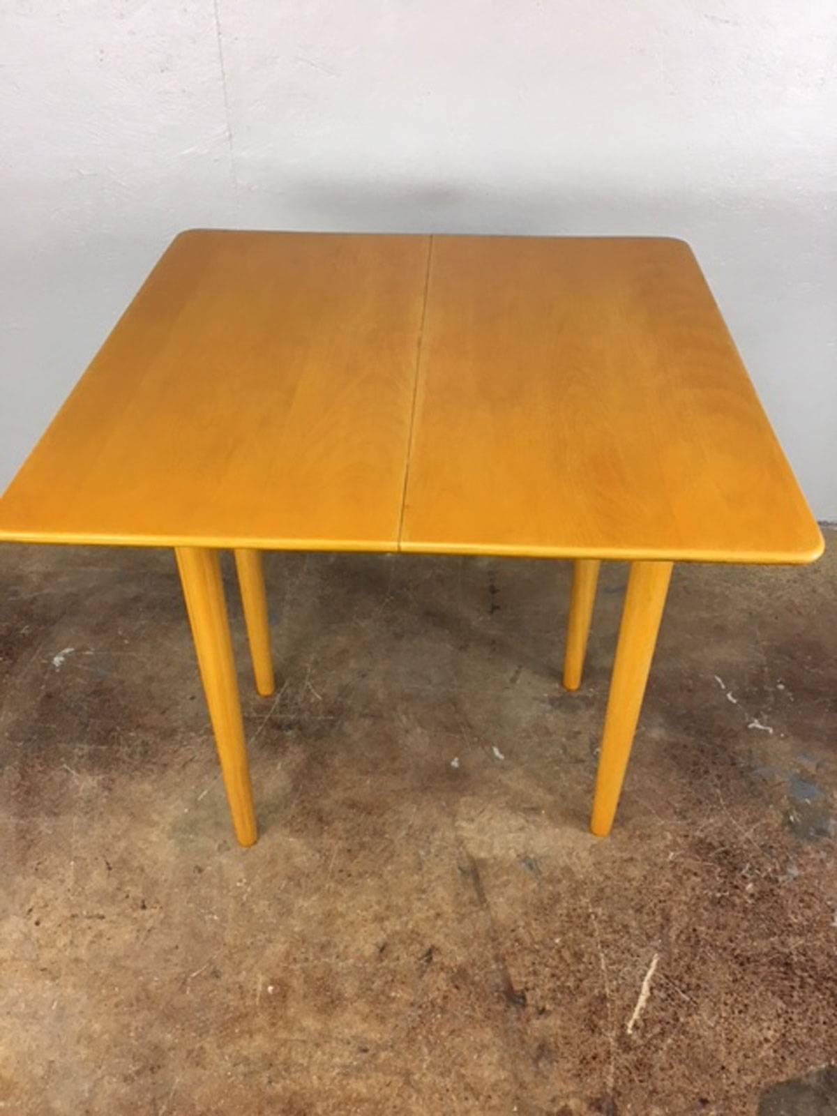 Mid-20th Century Heywood Wakefield Folding Game or Dining Table