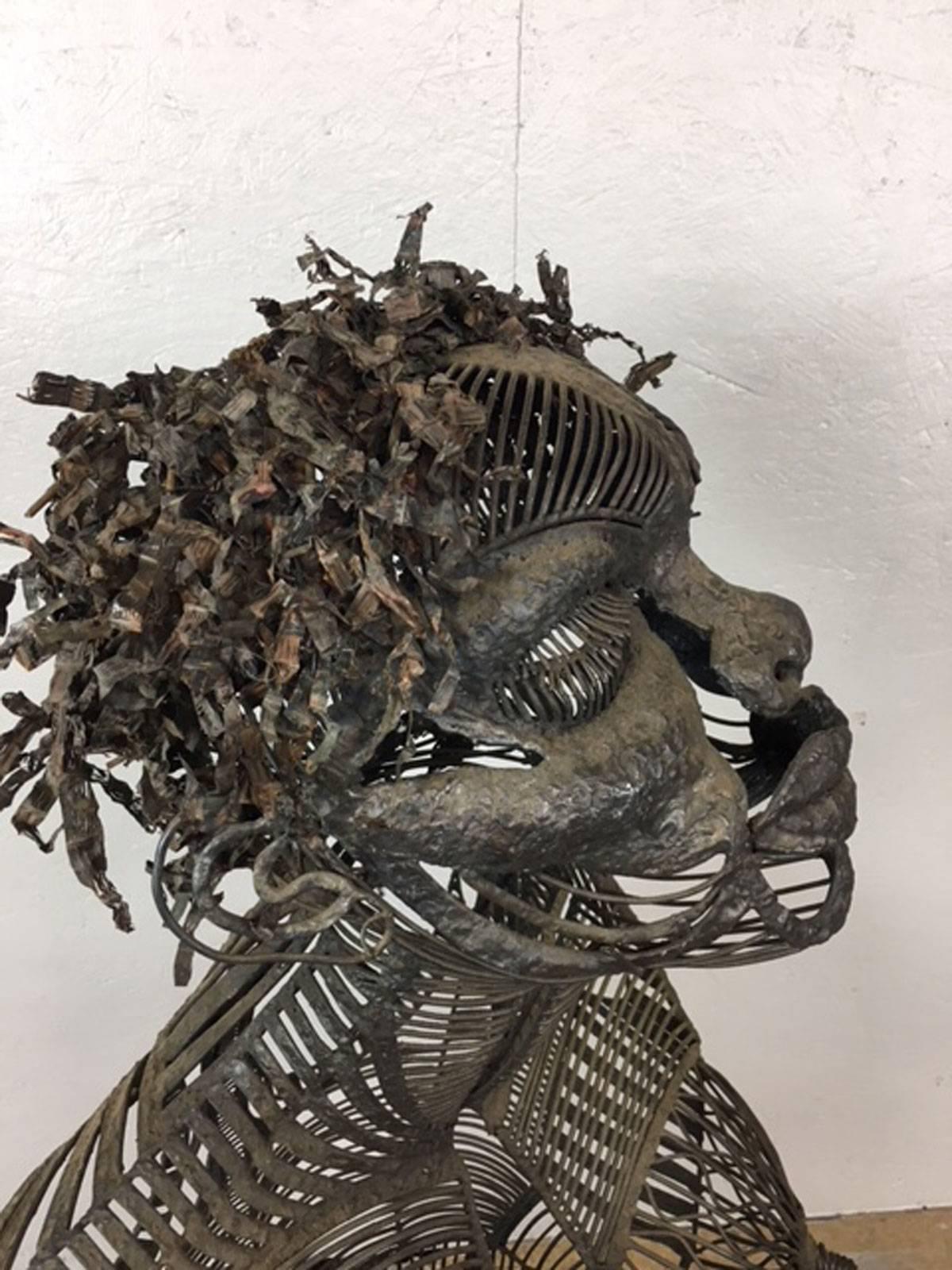 American Sculpture of a Woman Titled Lucy by Dale Edwards For Sale