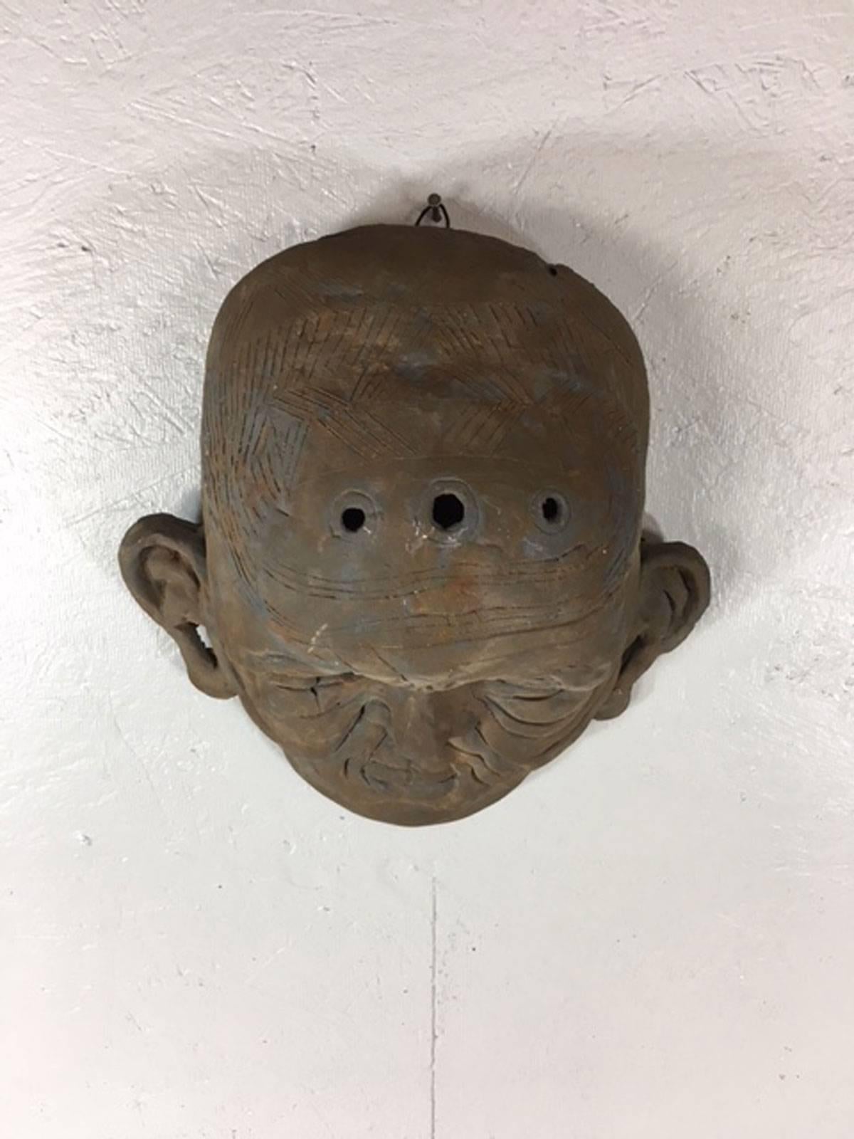 Epoxy Resin Sculpted Mask of a Face by Dale Edwards  For Sale
