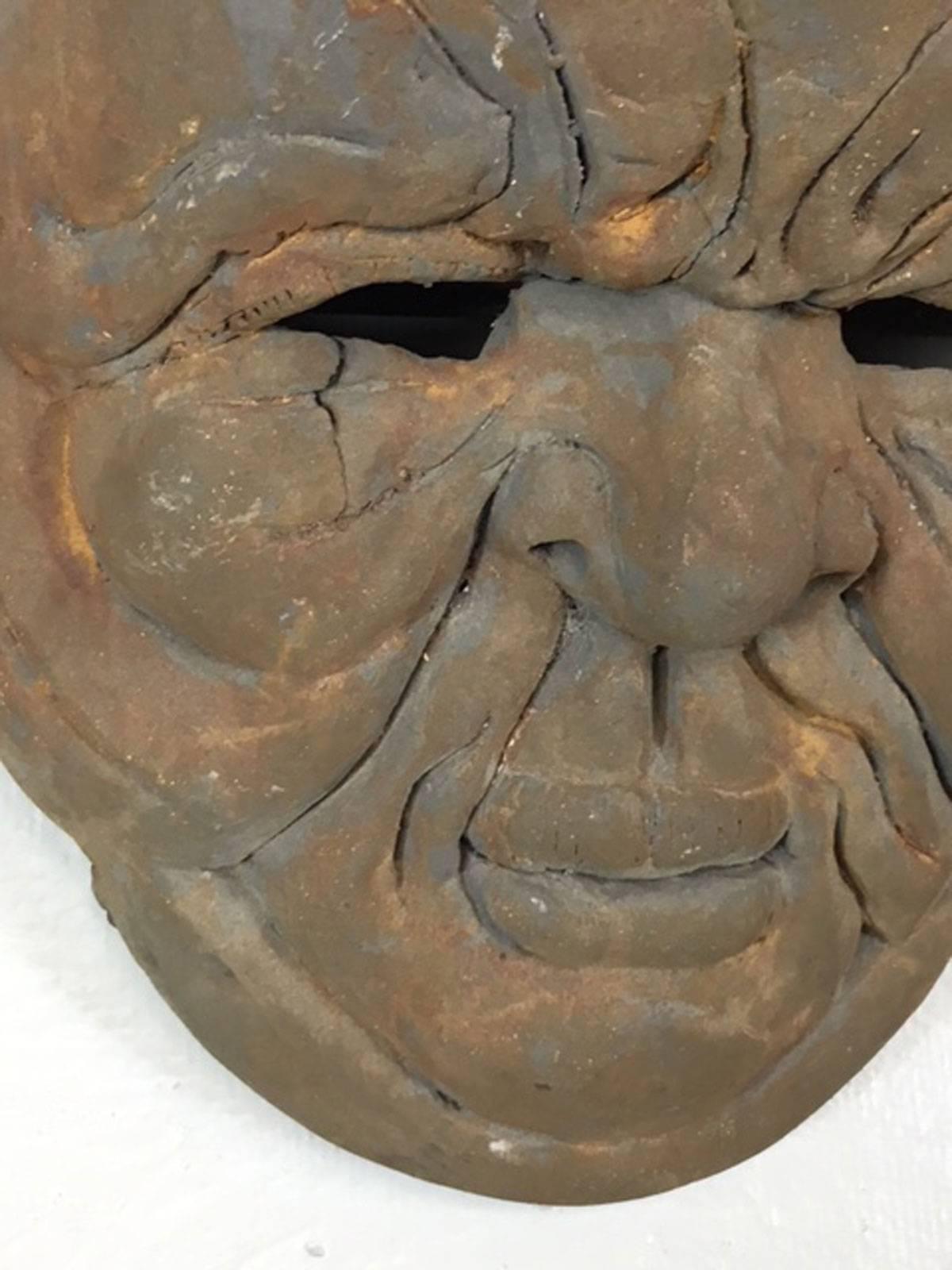 American Sculpted Mask of a Face by Dale Edwards  For Sale