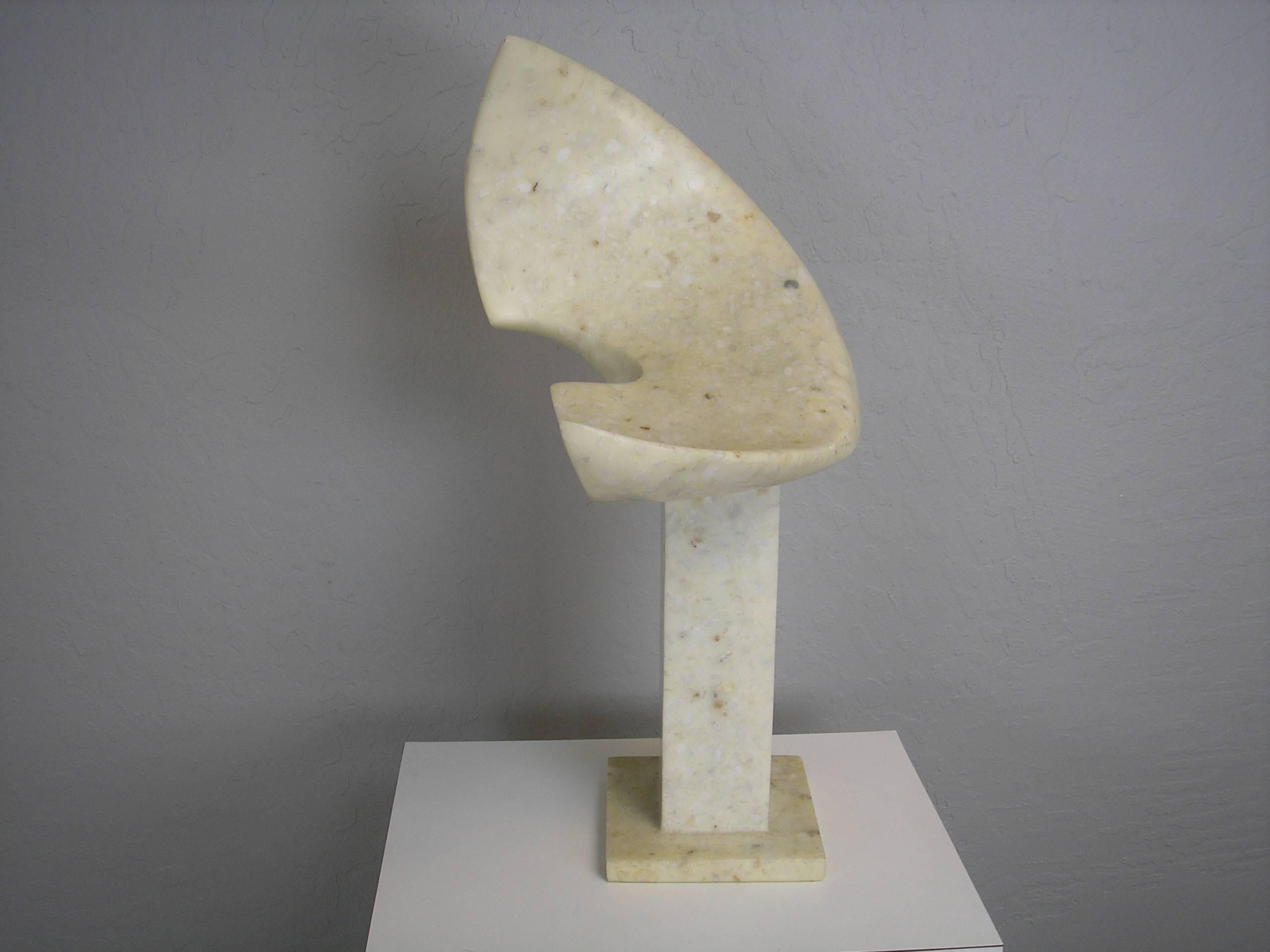 marble bird sculpture