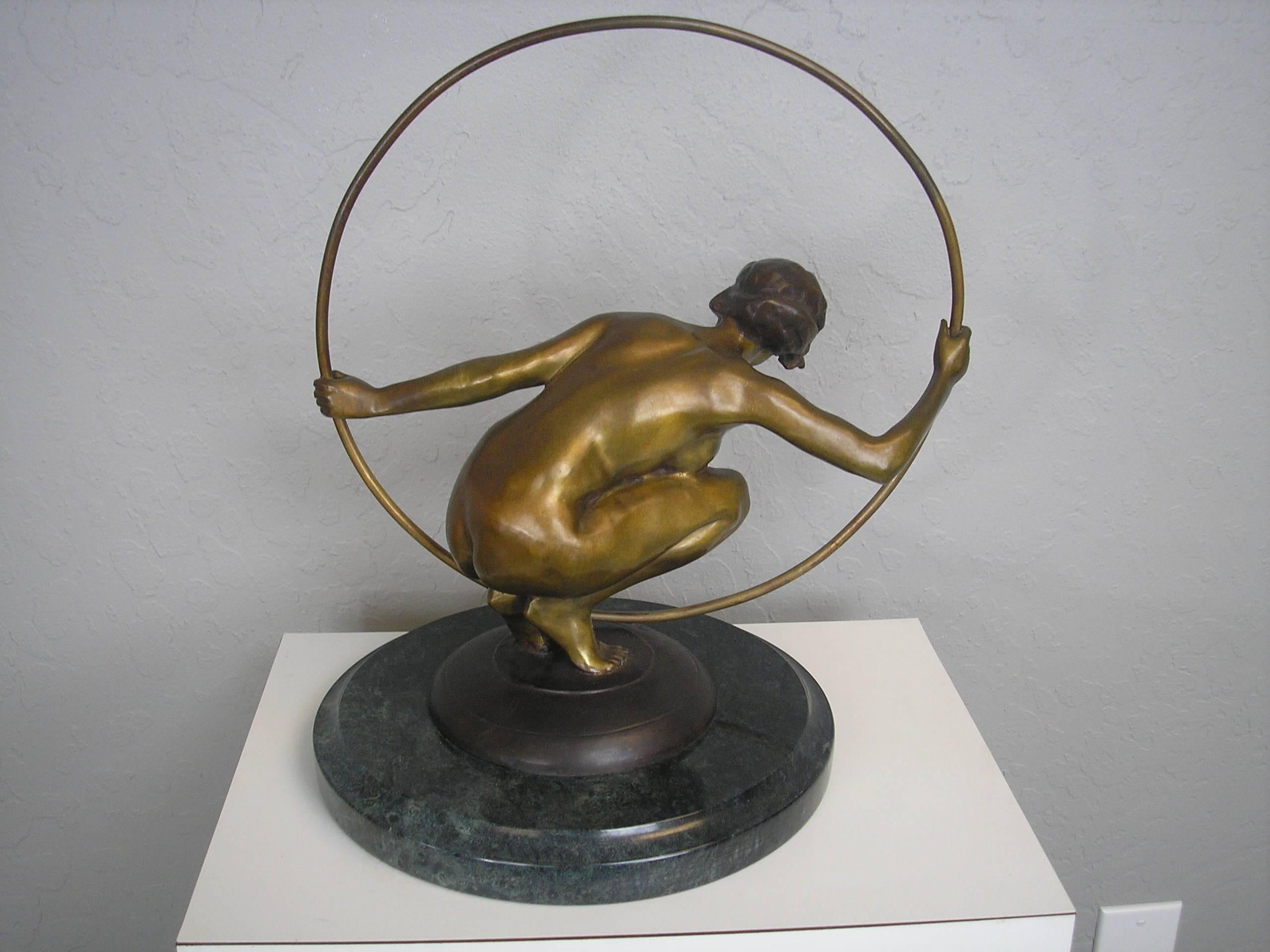 Bronzed Art Deco Bronze by a. Gory circa 1920