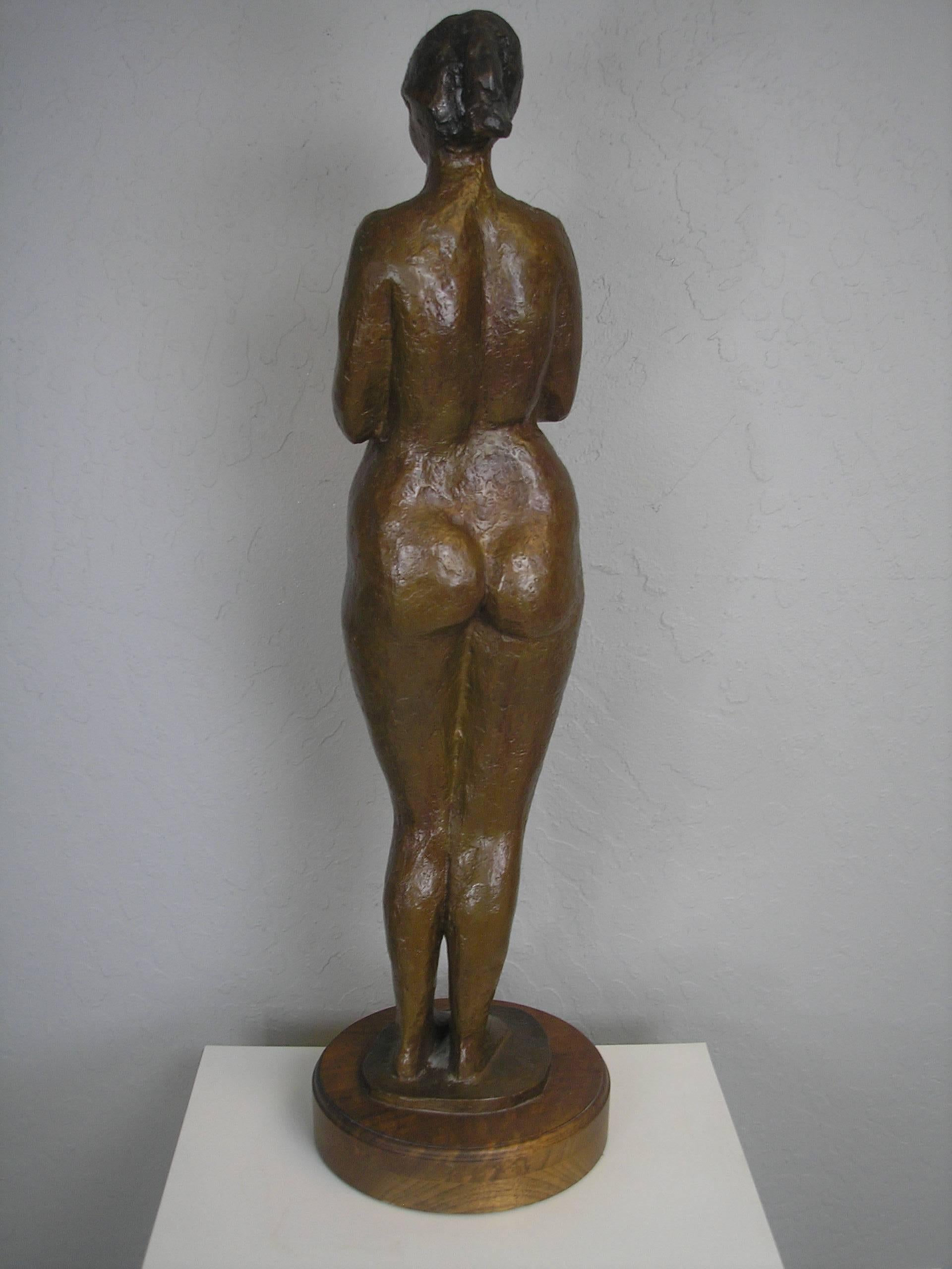 American Large Bronze of Nude by G. Rabasa 1/5 Series, circa 1970 For Sale