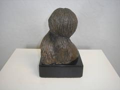Original Bronze Sculpture of "Woman with Dove" by Sunol Alvar