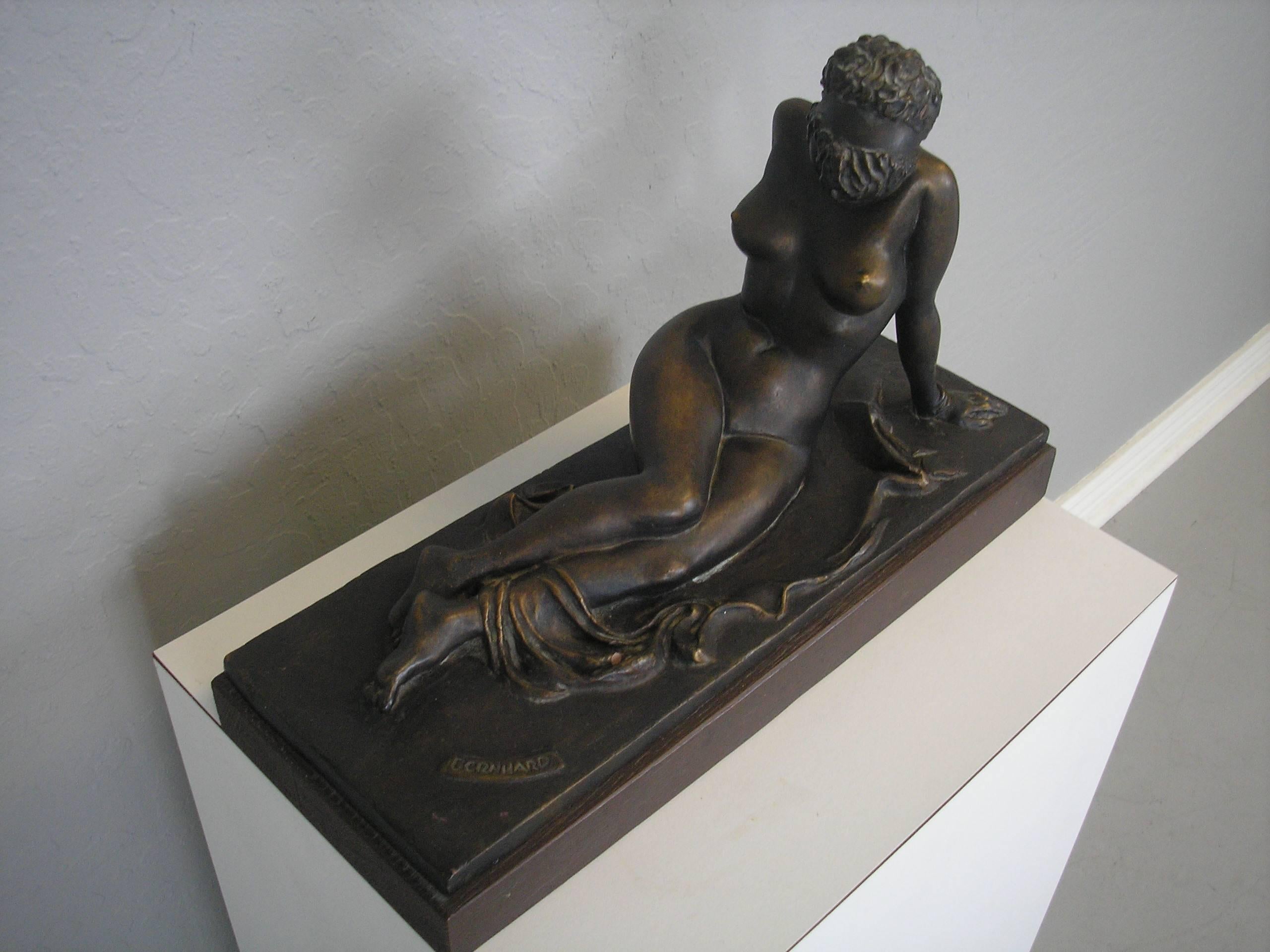 Bronze by Lucian Bernhard titled, 
