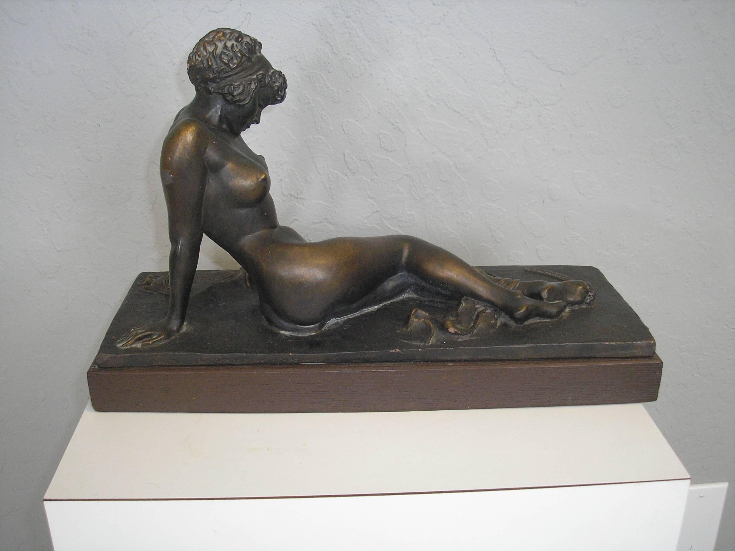 French Bronze by Lucian Bernhard Titled 
