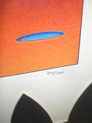 Original Albuquerque Balloon Fest Signed Silkscreen by Maan, 1980