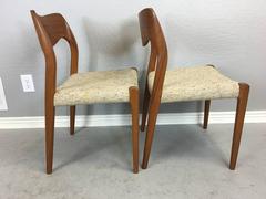 Pair of J.L. Moller Teak Dining Chairs