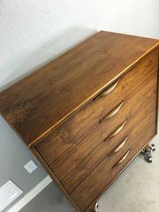Lane Walnut Highboy Dresser, circa 1960