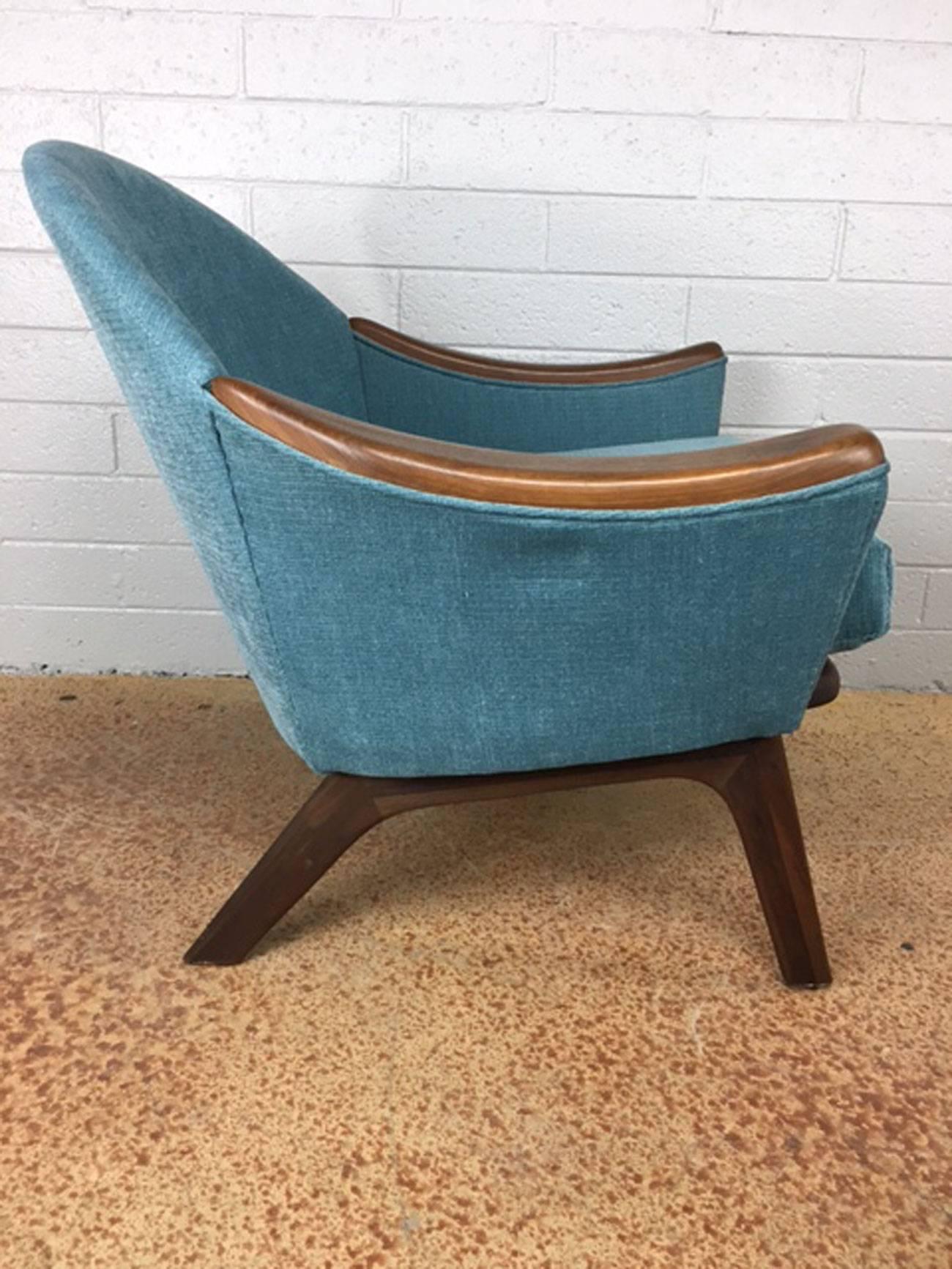 Mid-Century Modern Adrian Pearsall Momma and Papa Chair, Pair