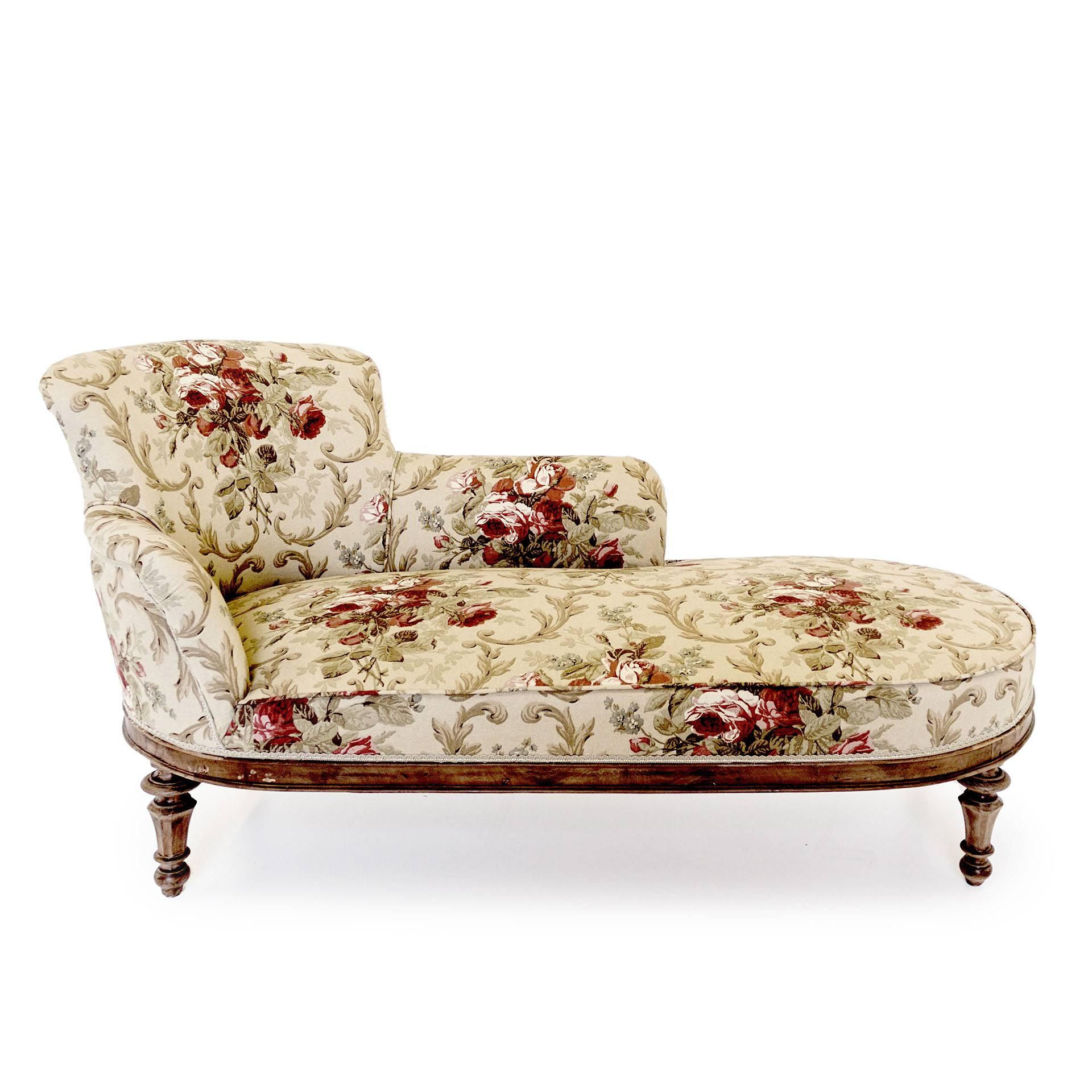Louis Philippe 19th Century Chaise Longue For Sale
