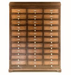 20th Century Mahogany Filling Cabinet
