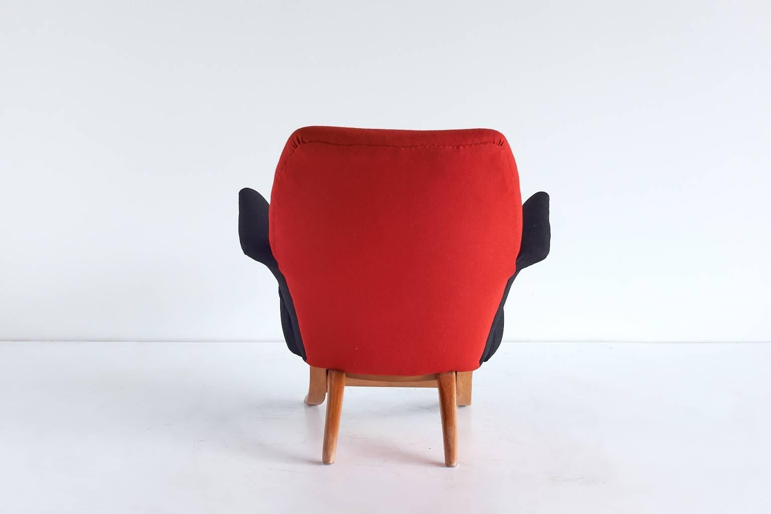Dutch Theo Ruth Penguin Lounge Chair for Artifort, 1950s