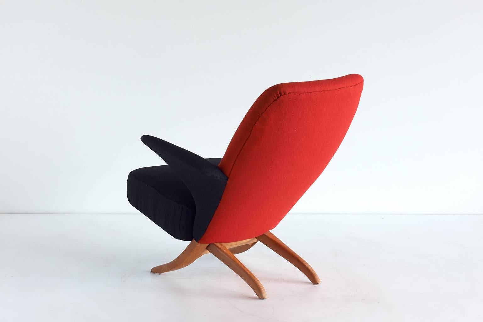 Theo Ruth Penguin Lounge Chair for Artifort, 1950s In Good Condition In The Hague, NL