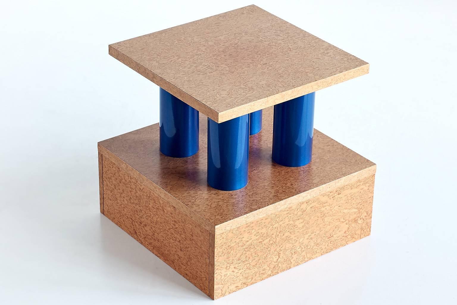 Austrian Ettore Sottsass 'Donau' Side Table, 1985