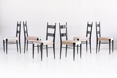 Set of Six Pier Luigi Colli Dining Chairs