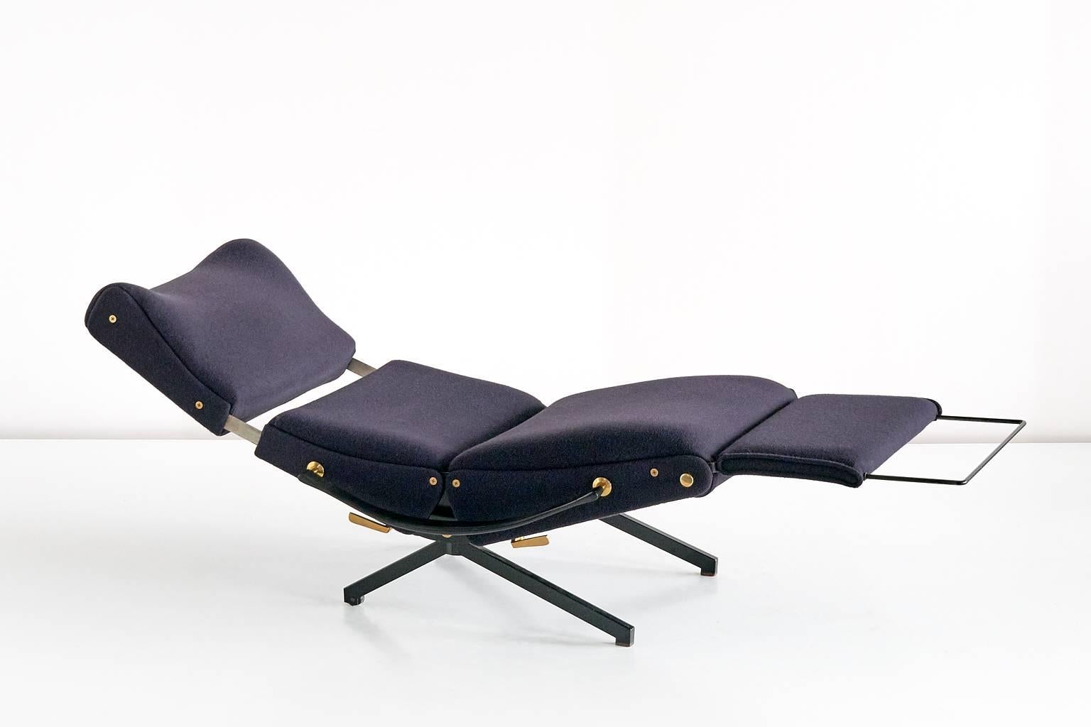 Wool Osvaldo Borsani P40 Lounge Chair for Tecno