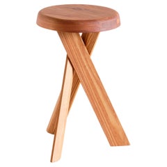 Pierre Chapo S31B Stool in Solid Elm, Chapo Creation, France