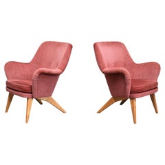 Pair of Carl Gustaf Hiort af Ornäs 'Pedro' Armchairs, Finland, 1950s