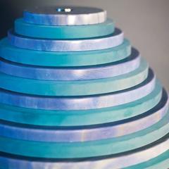 Modern Marble and Glass Made Sphere Lamp