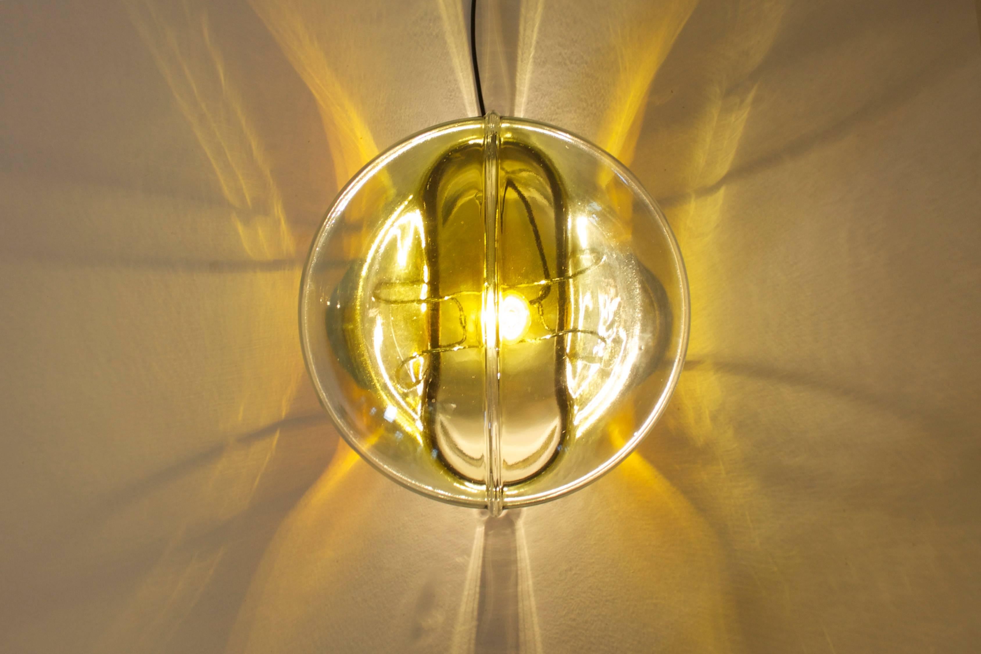 Rare Glass Medusa Table Lamp by Umberto Riva for VeArt In Excellent Condition In Echt, NL