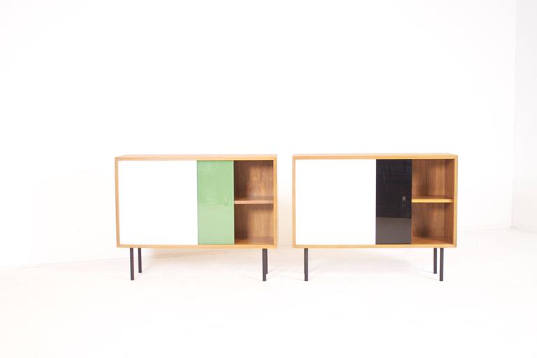 Small Teak Cabinets By Georg Satink For Wk Mobel At 1stdibs
