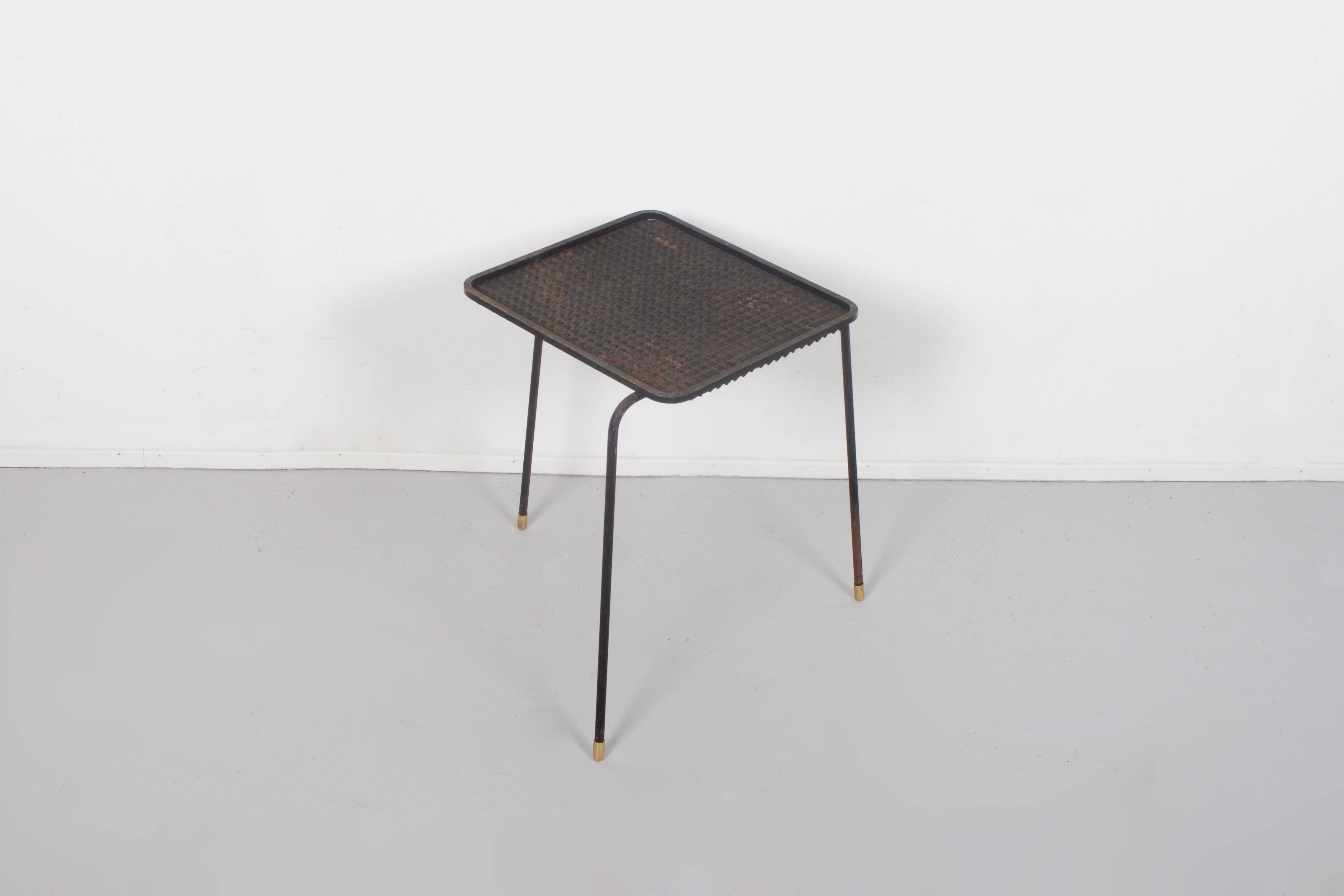 Mid-Century Modern Early Mathieu Matégot 'Soumba' Nesting Tables
