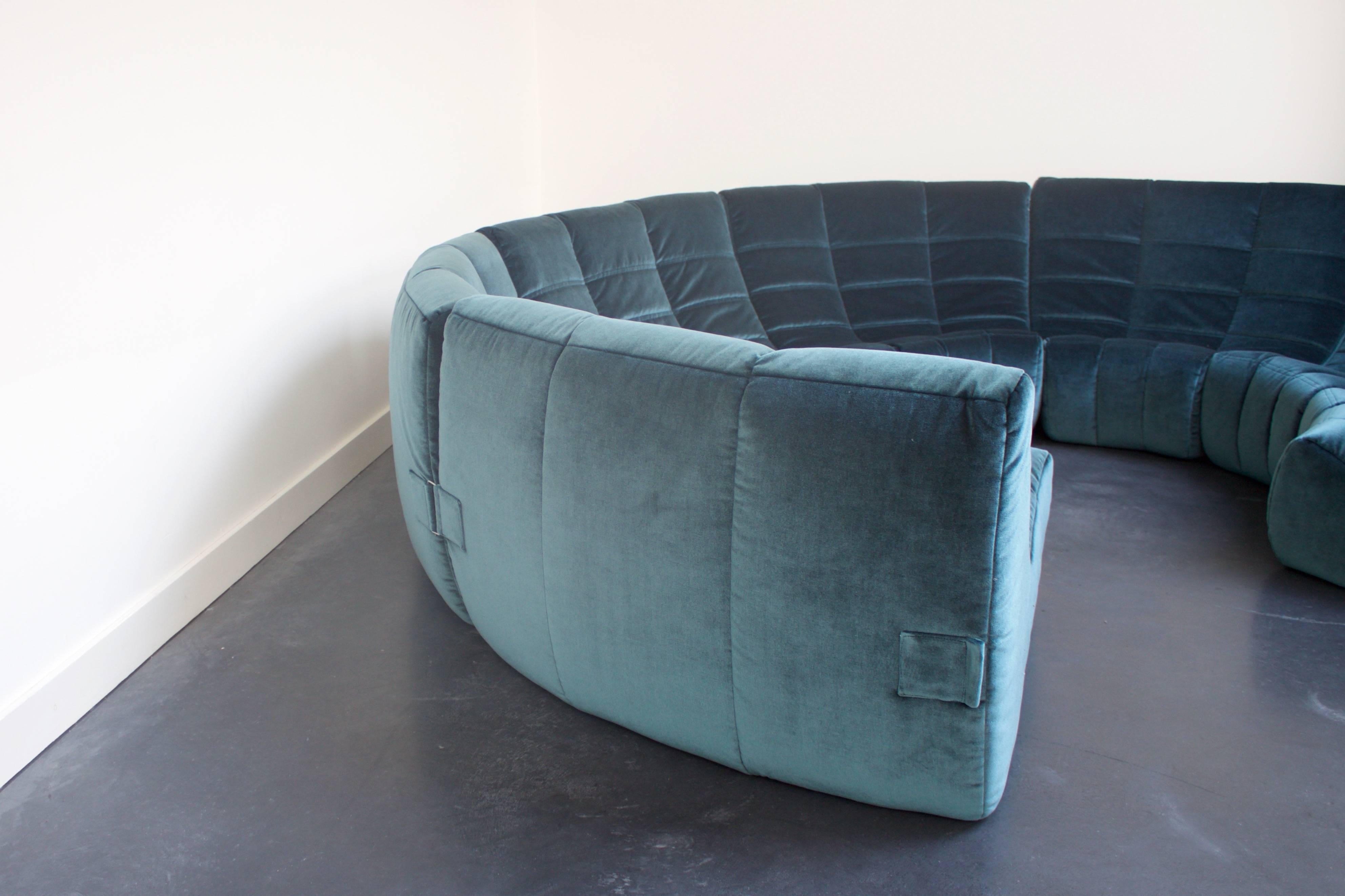 20th Century Rare and Exceptional 'Gilda' Circle Sofa by Michel Ducaroy, 1972