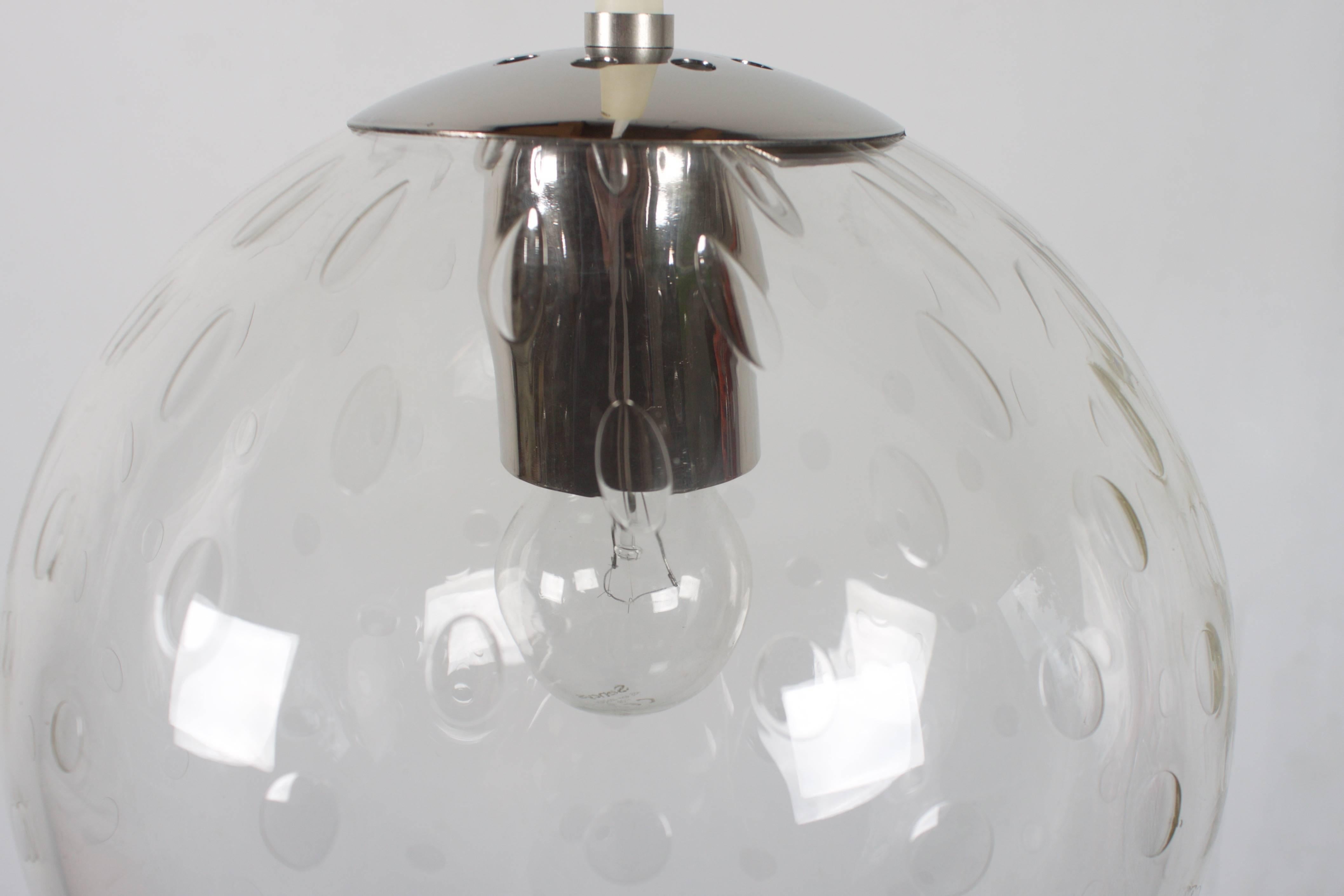 Dutch 1/6 Beautiful ‘Licht-Drops’ Globe Pendant by RAAK Amsterdam, 1960s For Sale