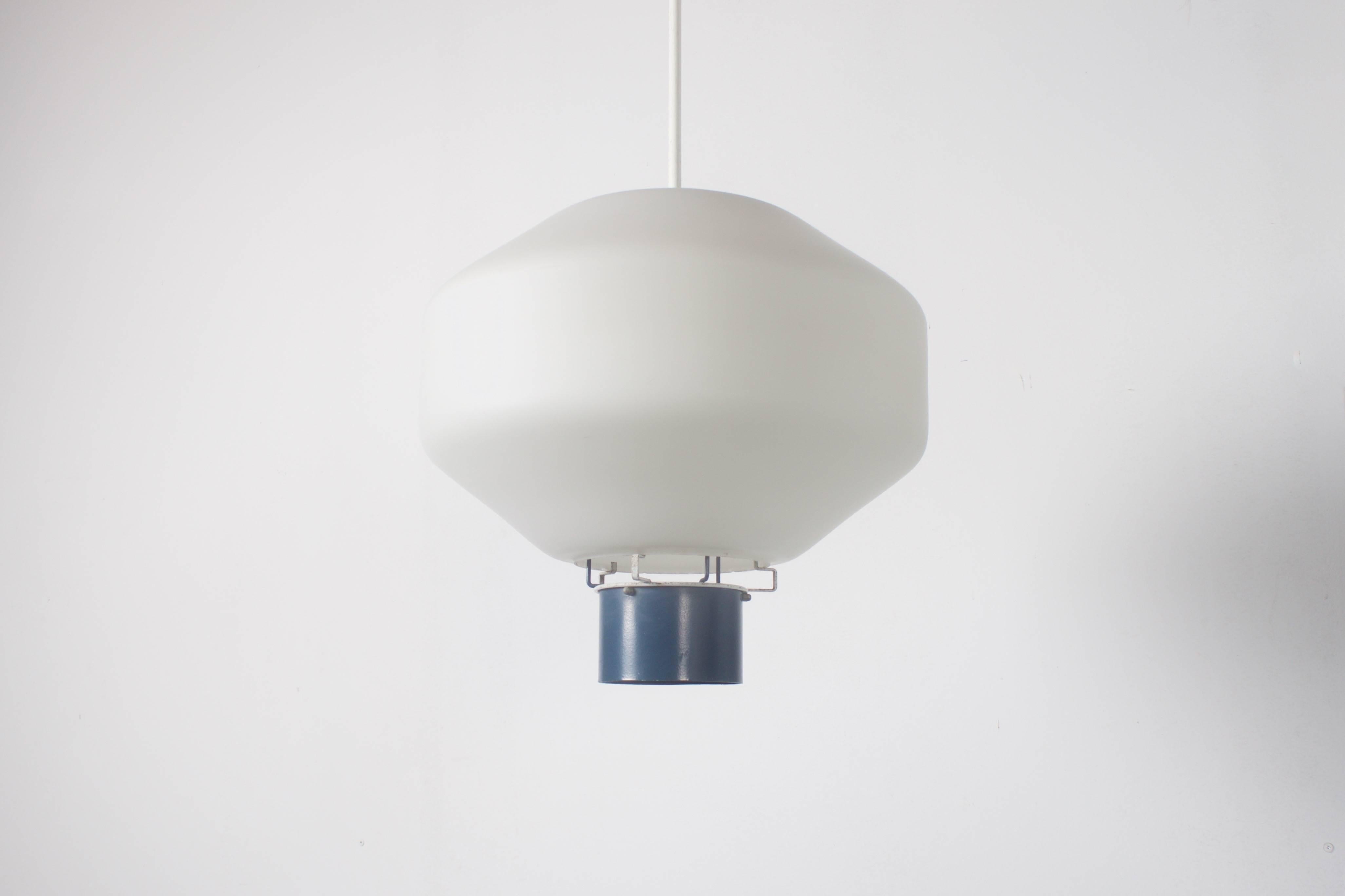Mid-Century Modern 1/2 Industrial Pendant by Louis Kalff for Philips For Sale