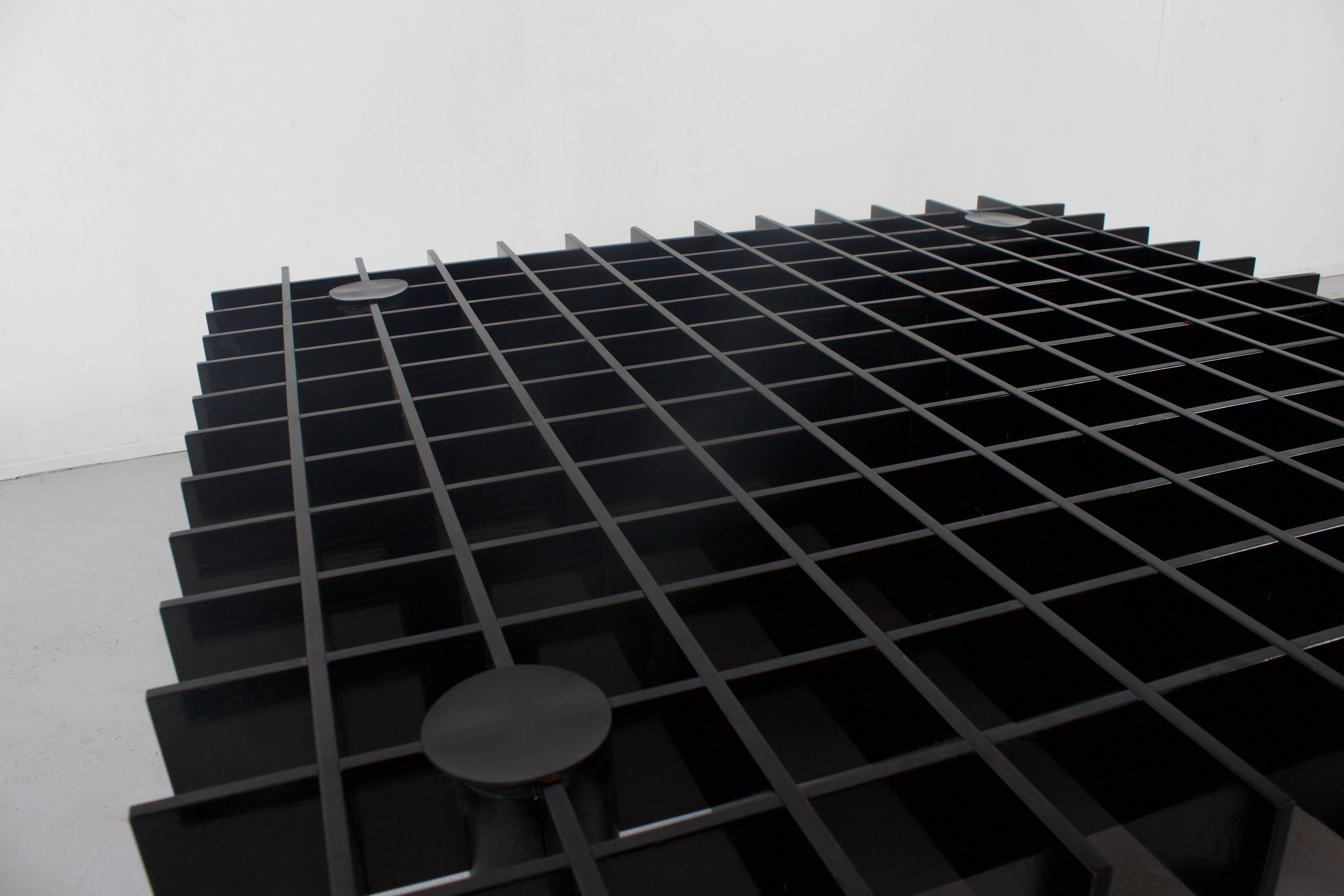1970s Graphic ‘Kyoto’ Coffee Table by Gianfranco Frattini for Knoll In Good Condition In Echt, NL
