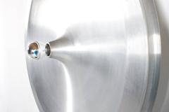 One of Four Huge Aluminium Verner Panton Style Wall Lamp, 1970s