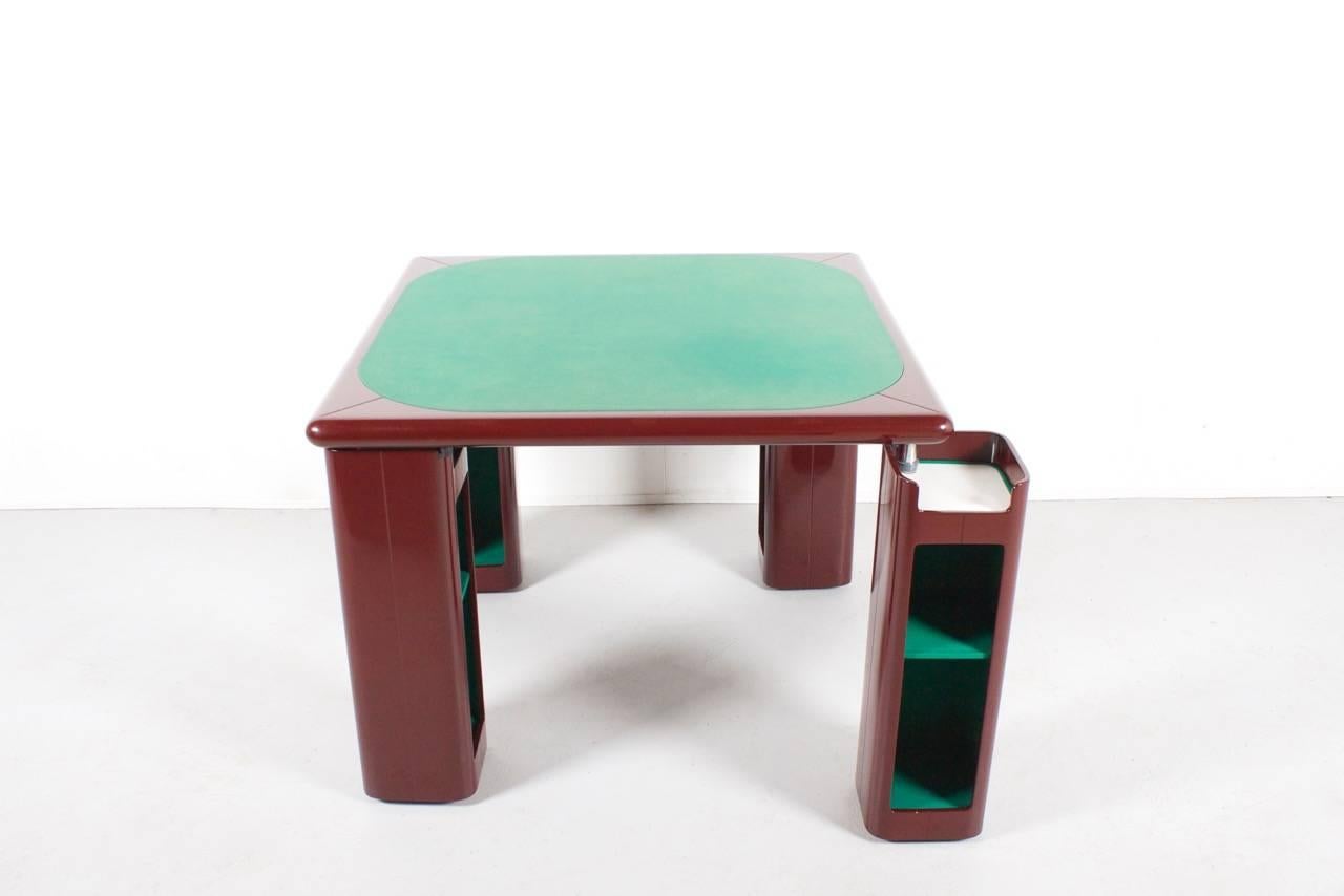 20th Century 1970s Game, Card or Dining Table by Pierluigi Molinari for Pozzi Milano