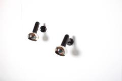 Set di lampade OMI Koch & Lowy nere e cromate