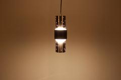 One of Four Perforated Aluminum RAAK Amsterdam Pendants, 1970s