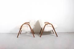 Steiner Schafsfell-Bogenholzstühle:: 1948:: Frankreich