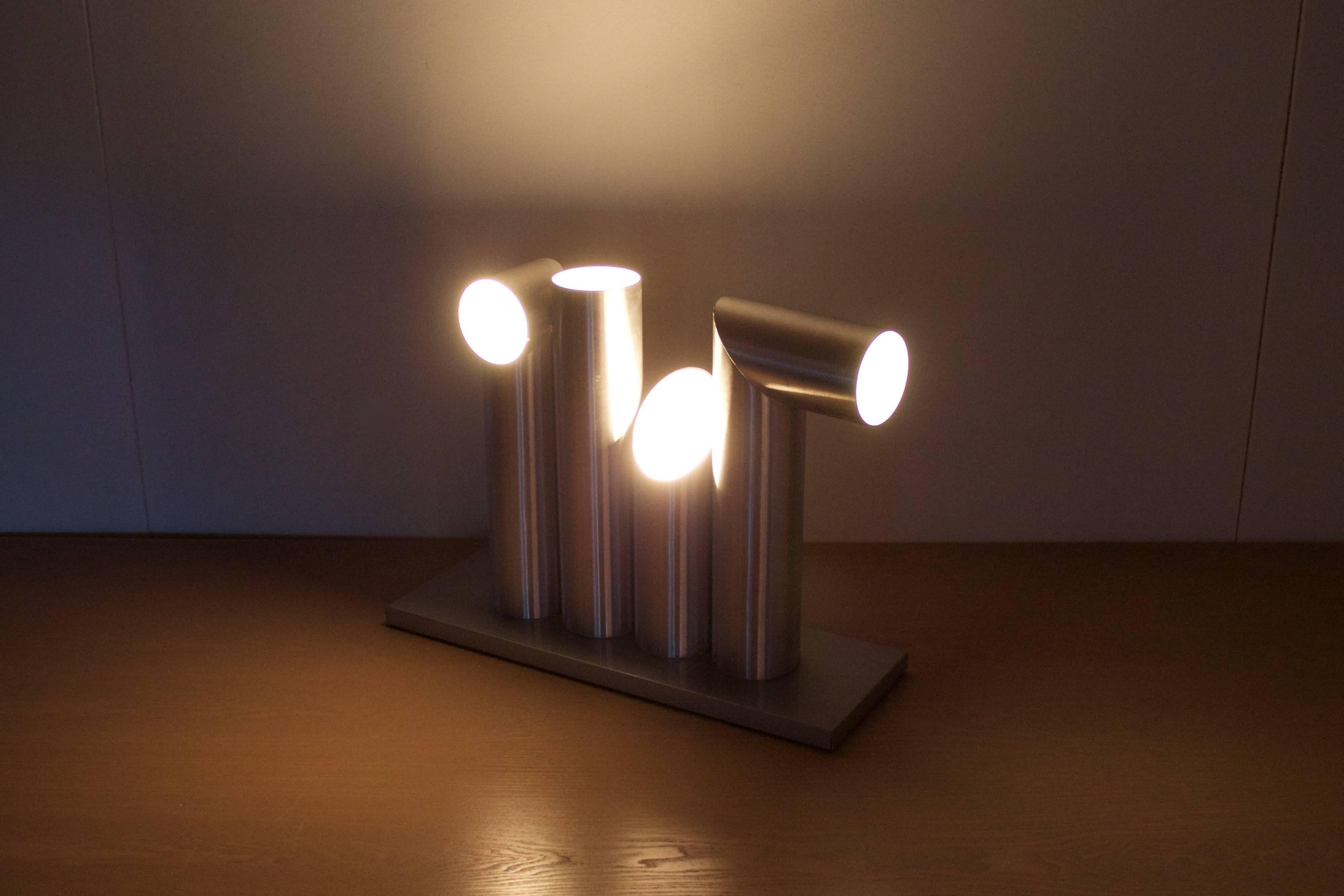 Rare Large RAAK ‘Light Sculpture’ Table Floor Lamp by Maurice Grothausen, 1960 In Good Condition For Sale In Echt, NL