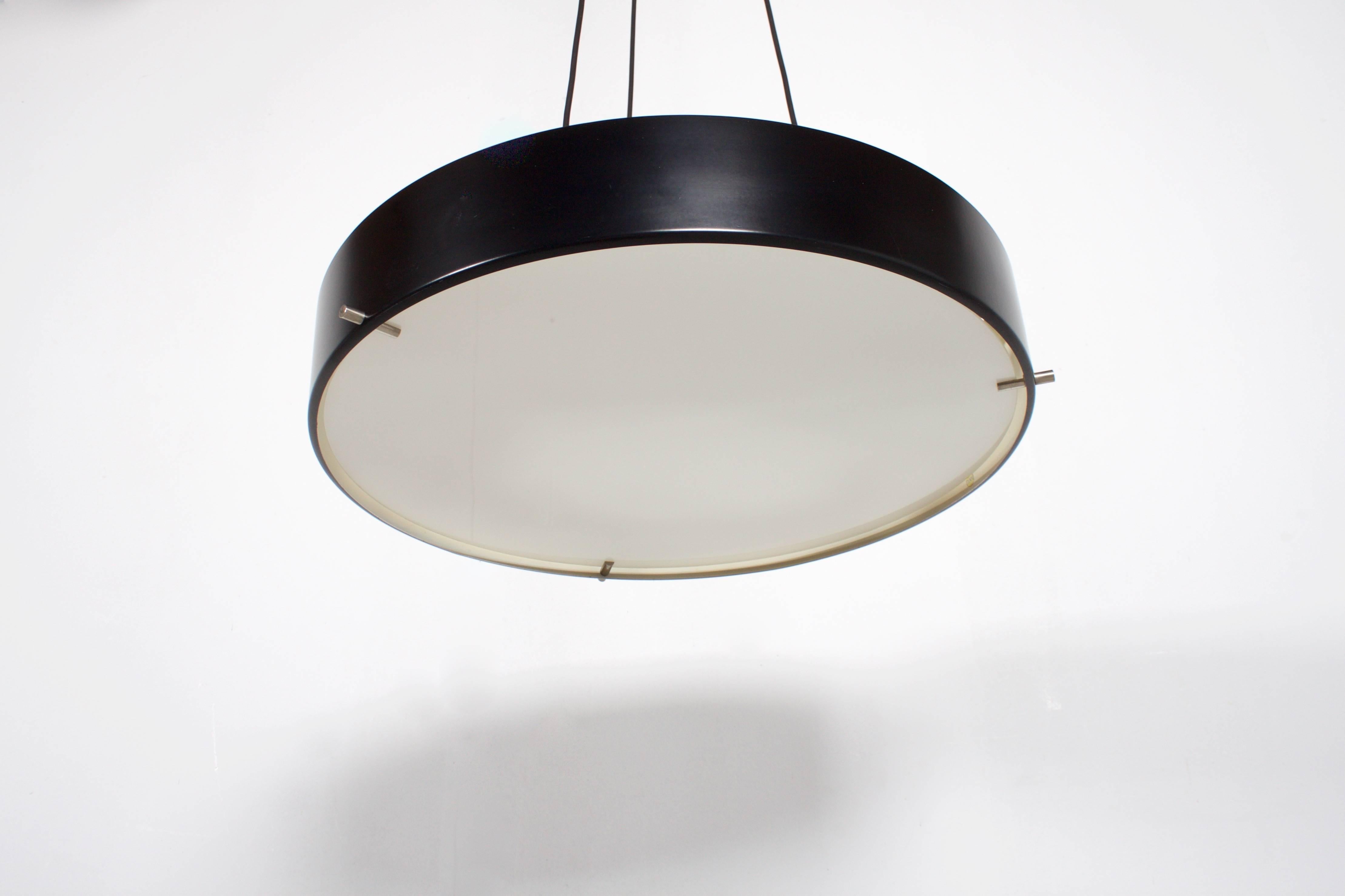 Mid-Century Modern Monumental Stilnovo Gatta 1090 Pendant, Italy, 1959