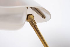 1952 Table Lamp with Brass Tripod Base Attributed to Stilnovo