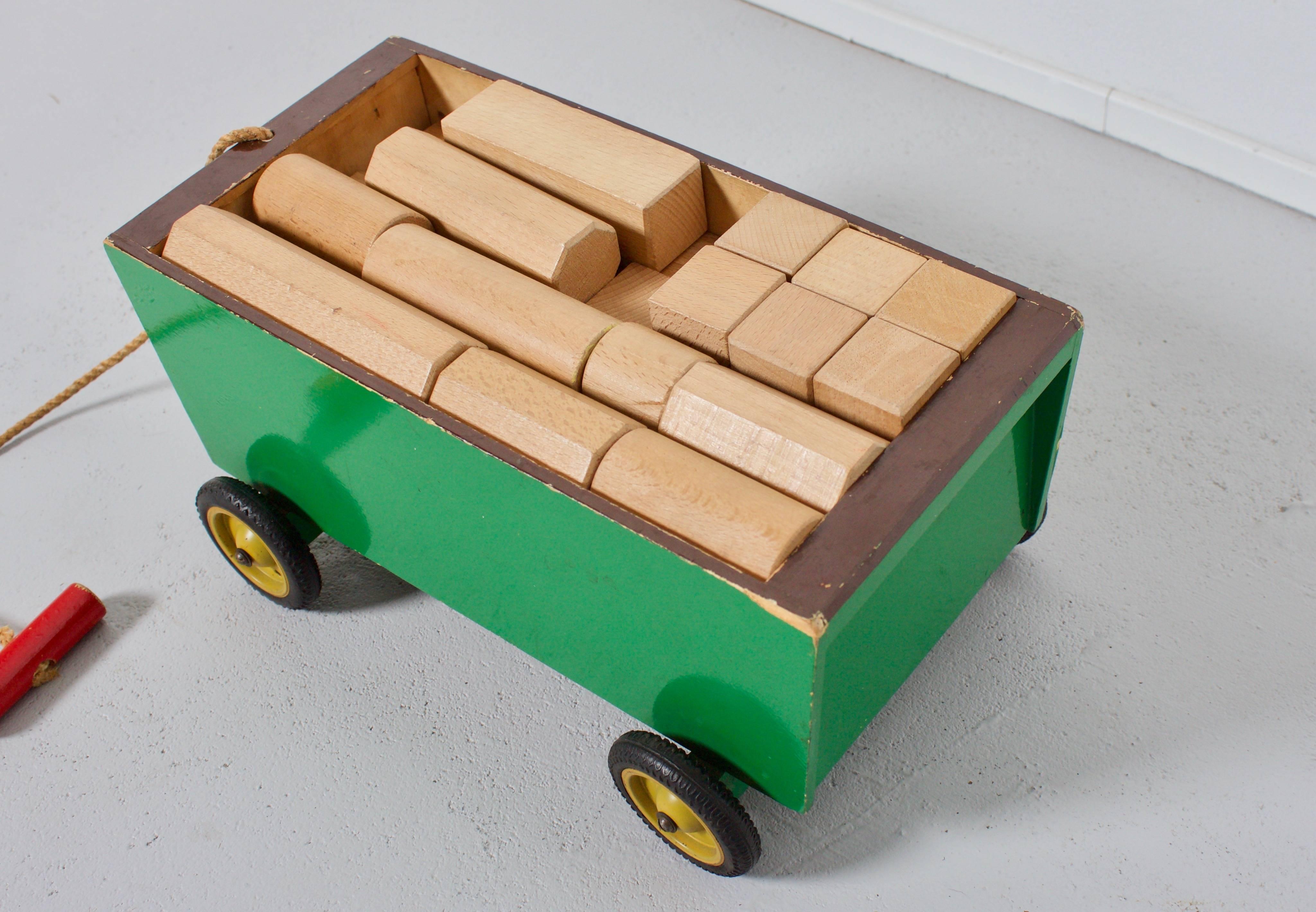 toy cart with wheels