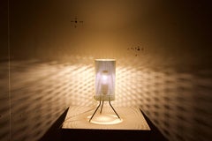 Lampada da tavolo in metallo di Tjerk Reijenga per Pilastro, anni '50