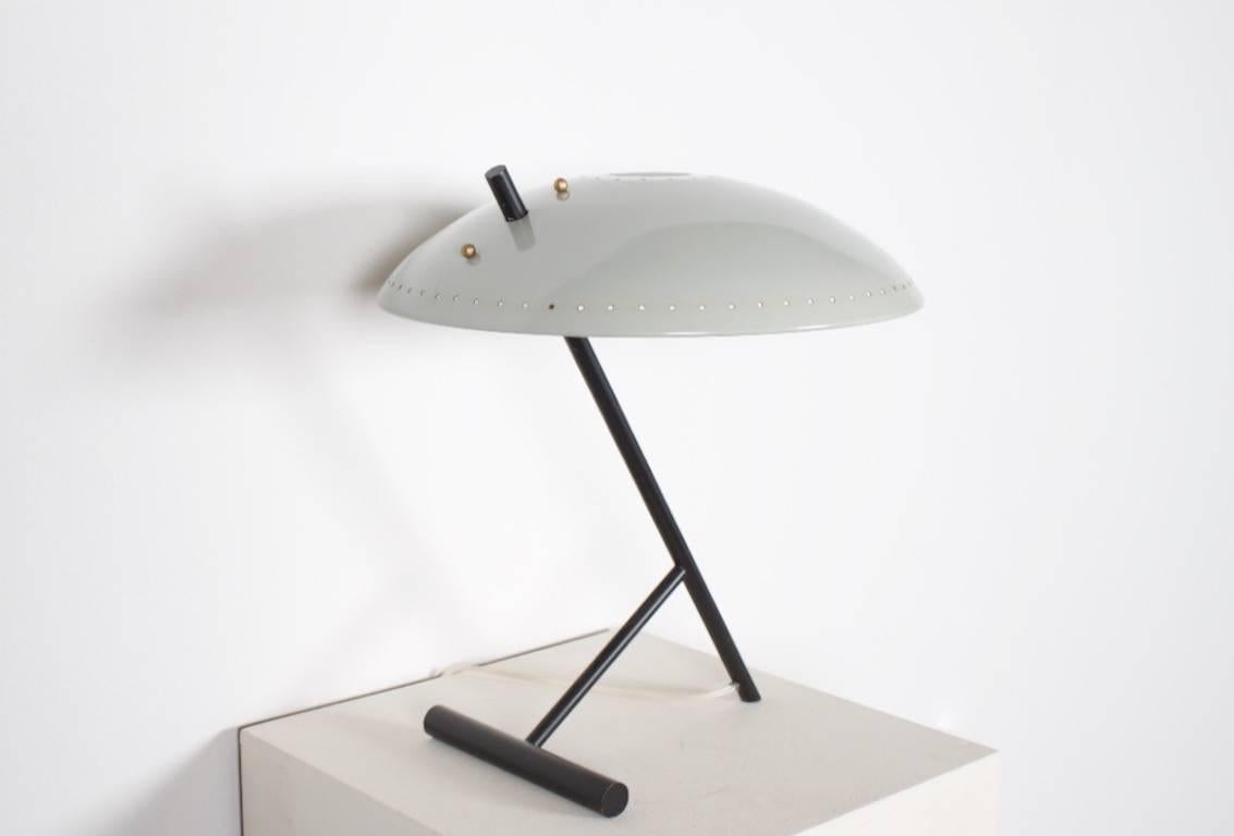 Midcentury Louis Kalff Table Lamp, 1960s In Excellent Condition For Sale In Echt, NL